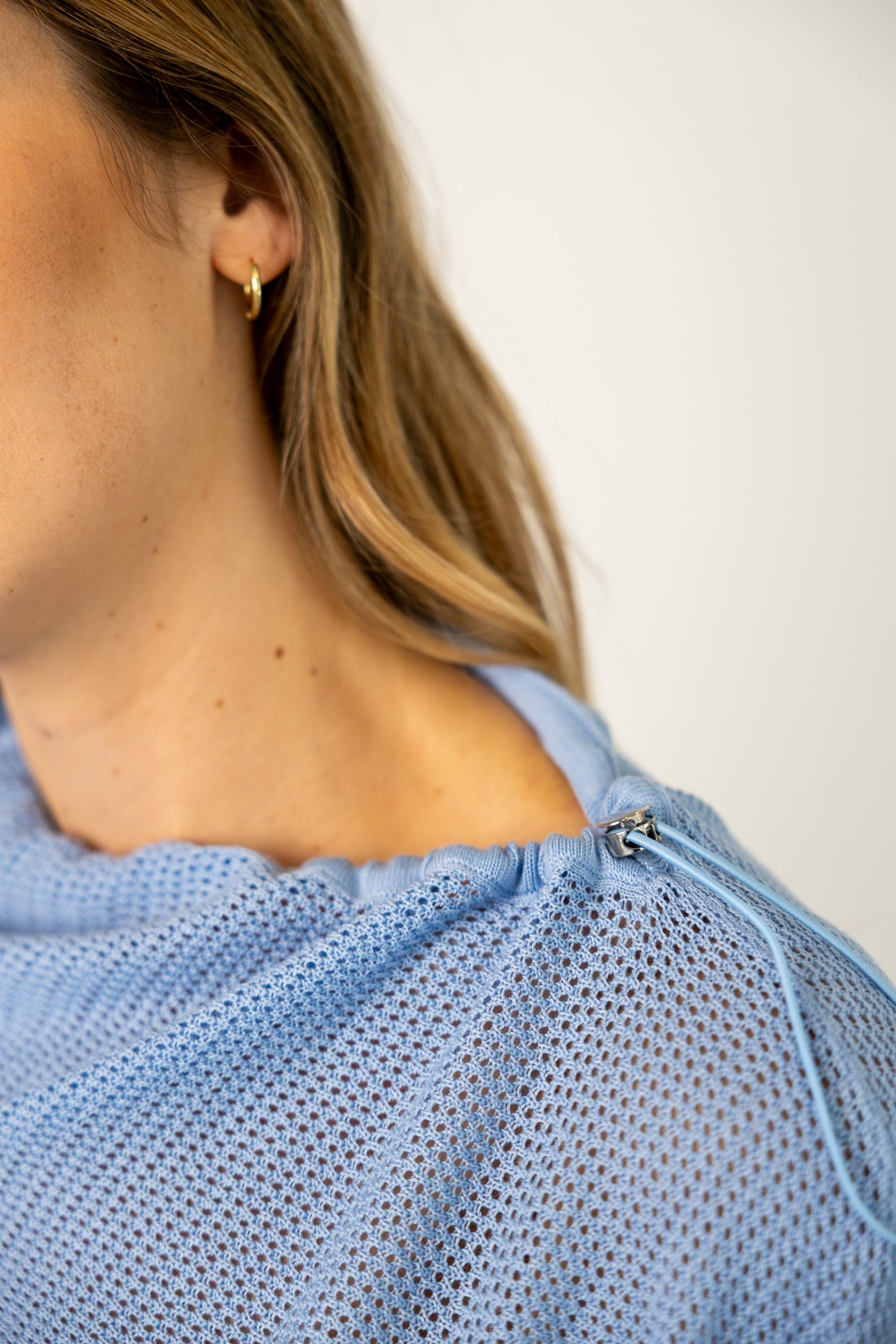 Poncho & Shawl Cocoon in Sky