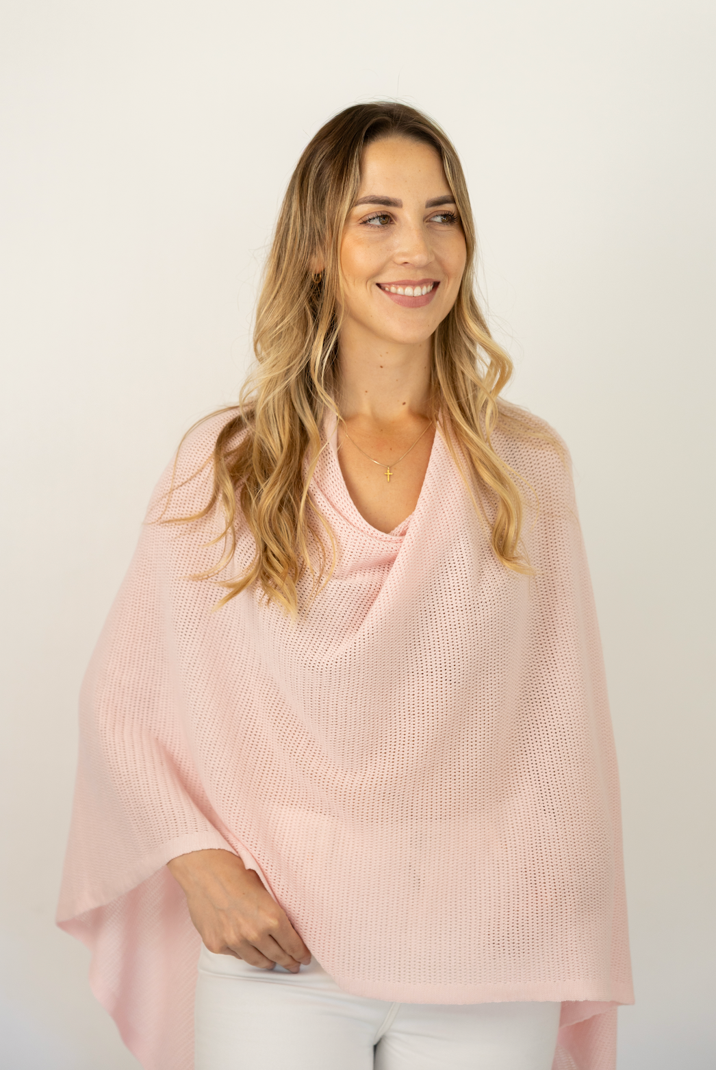 Sol Nursing Shawl in Rose